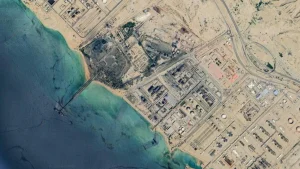 Instalaciones del yacimiento de gas en South Pars, el mayor campo de hidrocarburos del mundo, en Irán